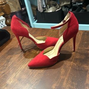 Jessica Simpson Red Heels Size 7